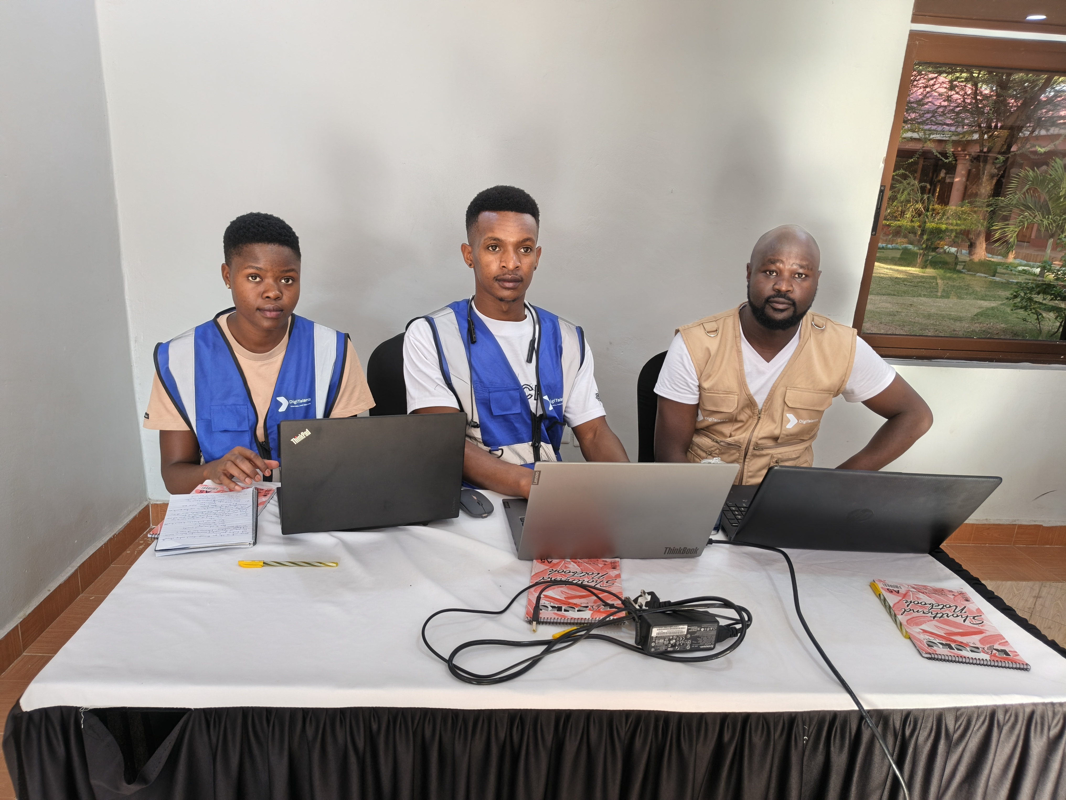 DigiTalanta team working in the Nakuru office
